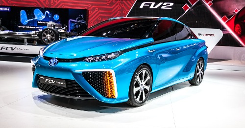 Toyota hydrogen fuel concept car
